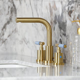 Verona Widespread Bathroom Faucet with Brass Pop-Up