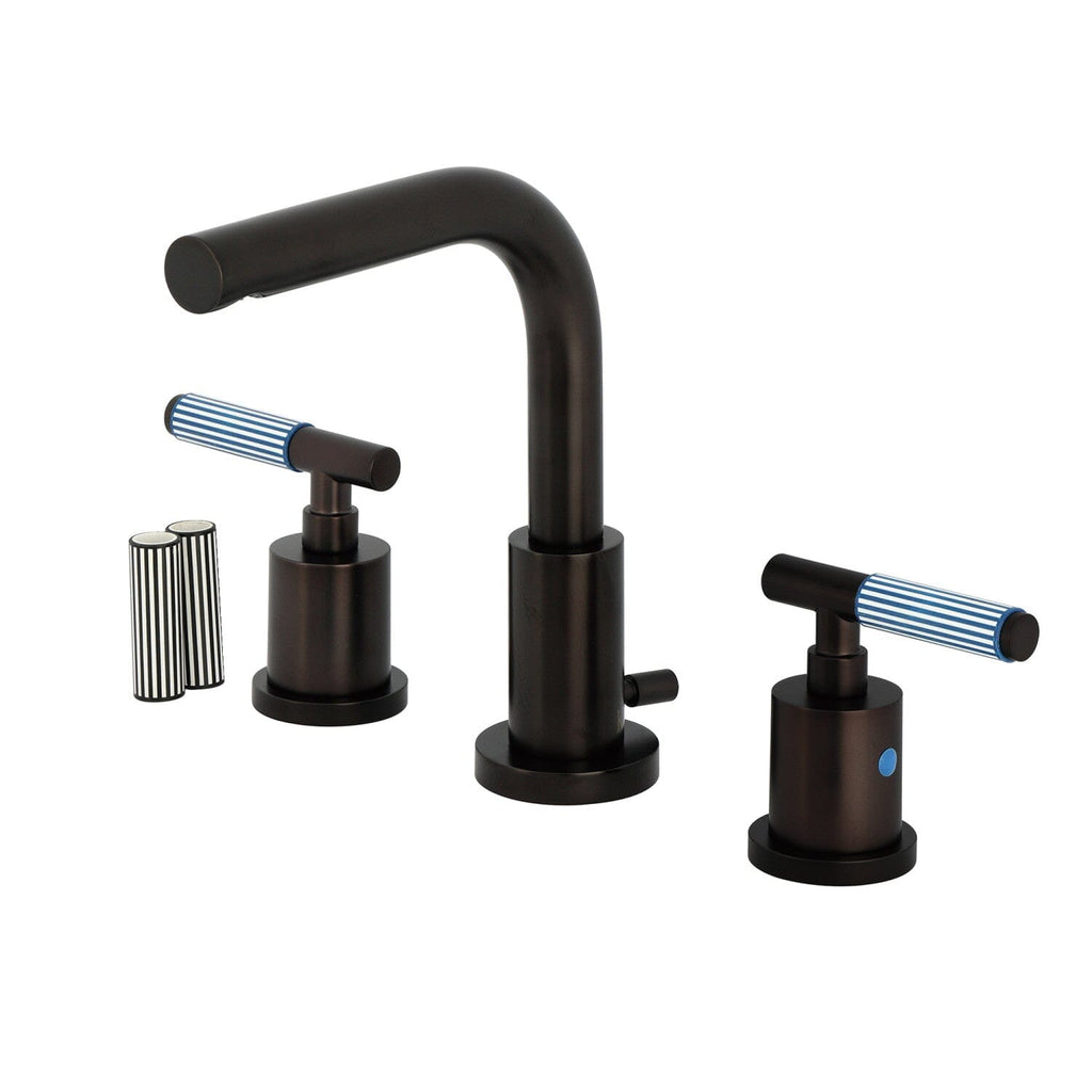 Verona Widespread Bathroom Faucet with Brass Pop-Up
