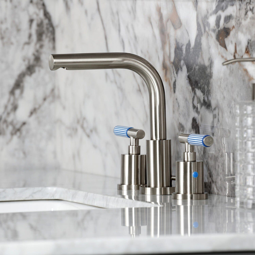 Verona Widespread Bathroom Faucet with Brass Pop-Up