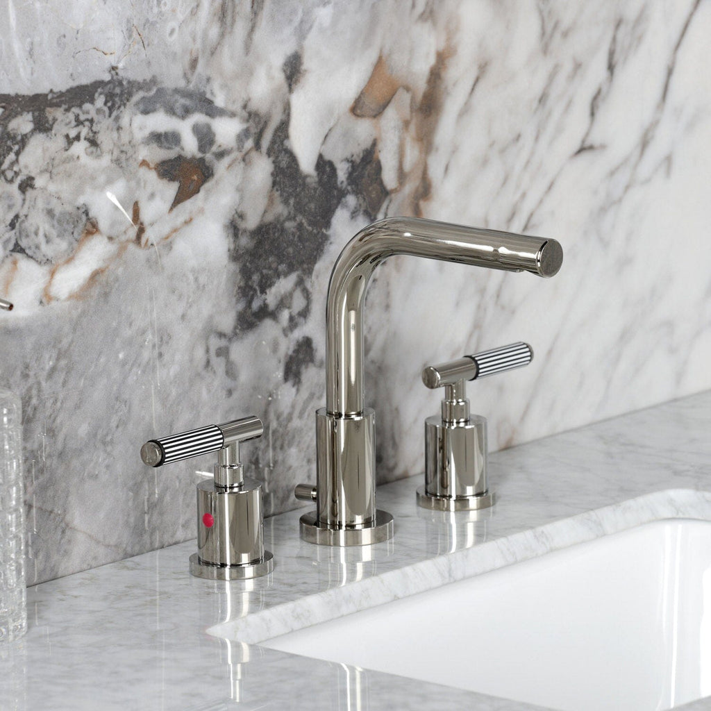 Verona Widespread Bathroom Faucet with Brass Pop-Up