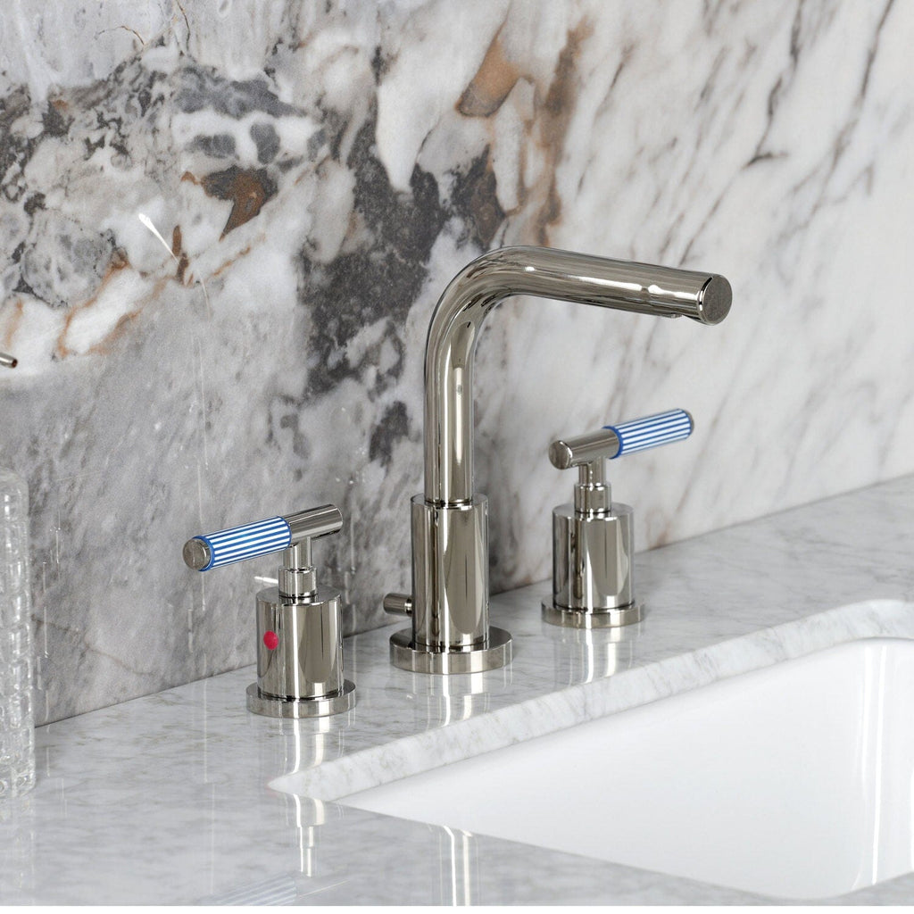 Verona Widespread Bathroom Faucet with Brass Pop-Up