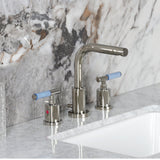 Verona Widespread Bathroom Faucet with Brass Pop-Up