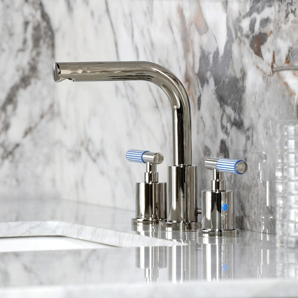Verona Widespread Bathroom Faucet with Brass Pop-Up