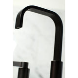 NuvoFusion Two-Handle 3-Hole Deck Mount Widespread Bathroom Faucet with Pop-Up Drain