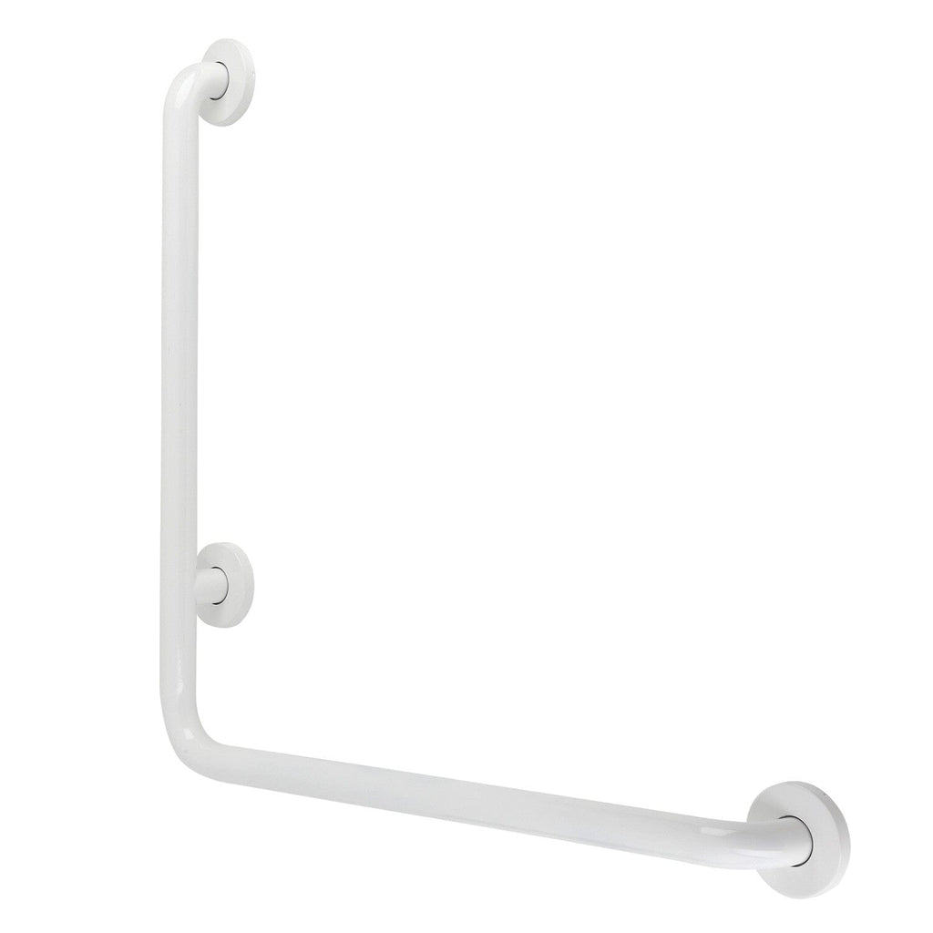 Made To Match 24-Inch x 24-Inch L-Shaped Stainless Steel ADA Grab Bar - Right Hand