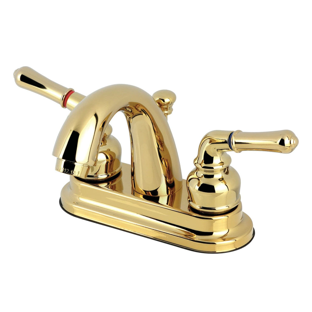 Naples Double-Handle 3-Hole Deck Mount 4-Inch Centerset Bathroom Faucet with Pop-Up Drain