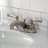 Royale Double-Handle 3-Hole Deck Mount 4-Inch Centerset Bathroom Faucet with Pop-Up Drain