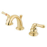 Magellan Two-Handle 3-Hole Deck Mount Widespread Bathroom Faucet with Pop-Up Drain