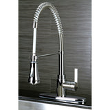 Continental Single-Handle 1-or-3 Hole Deck Mount Pre-Rinse Kitchen Faucet