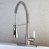 Continental Single-Handle 1-or-3 Hole Deck Mount Pre-Rinse Kitchen Faucet
