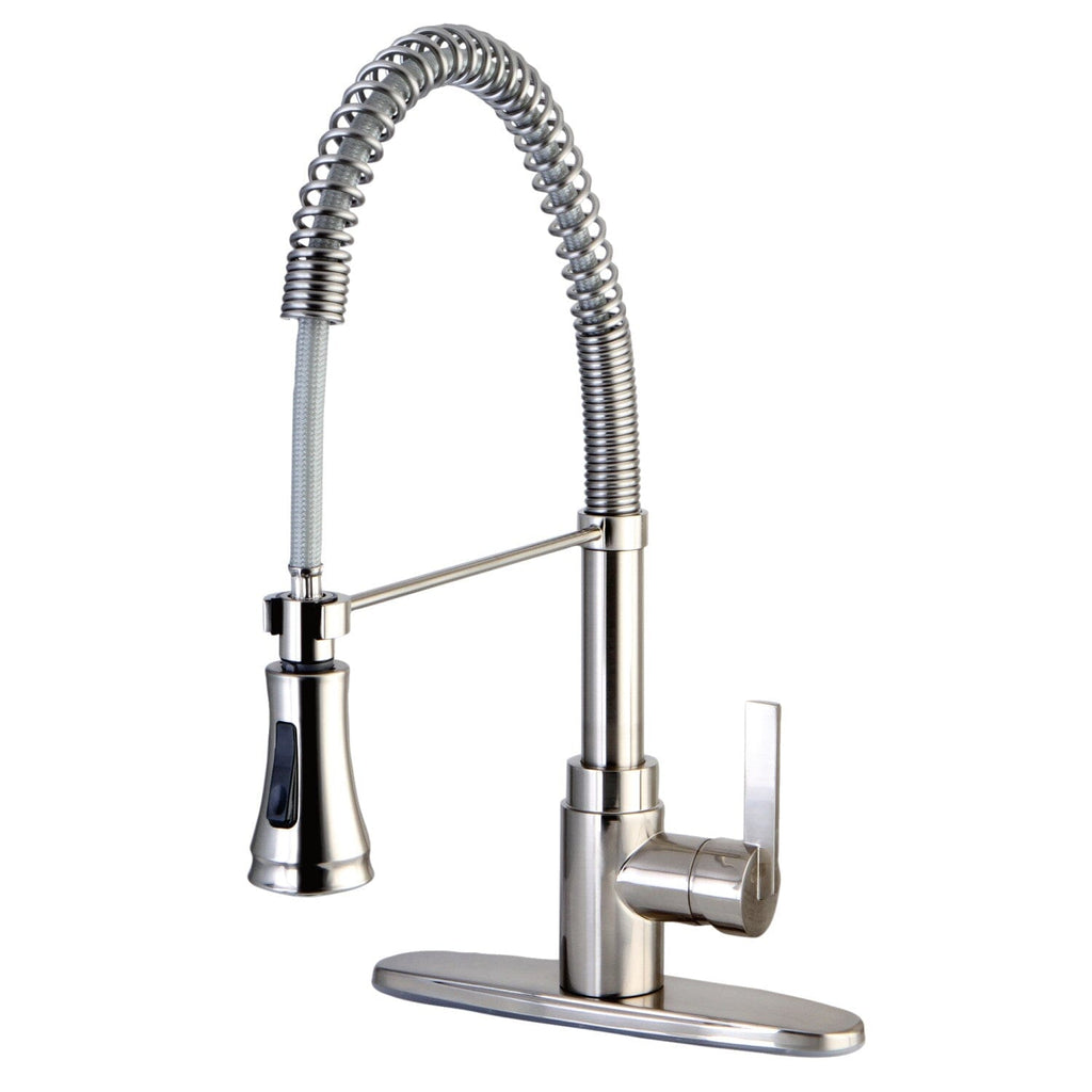 Continental Single-Handle 1-or-3 Hole Deck Mount Pre-Rinse Kitchen Faucet