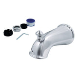 Made To Match 6-Inch Zinc Universal Tub Faucet Spout with Diverter