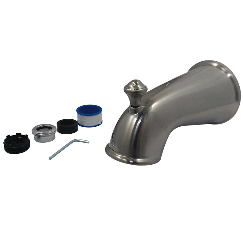 Made To Match 6-Inch Zinc Universal Tub Faucet Spout with Diverter