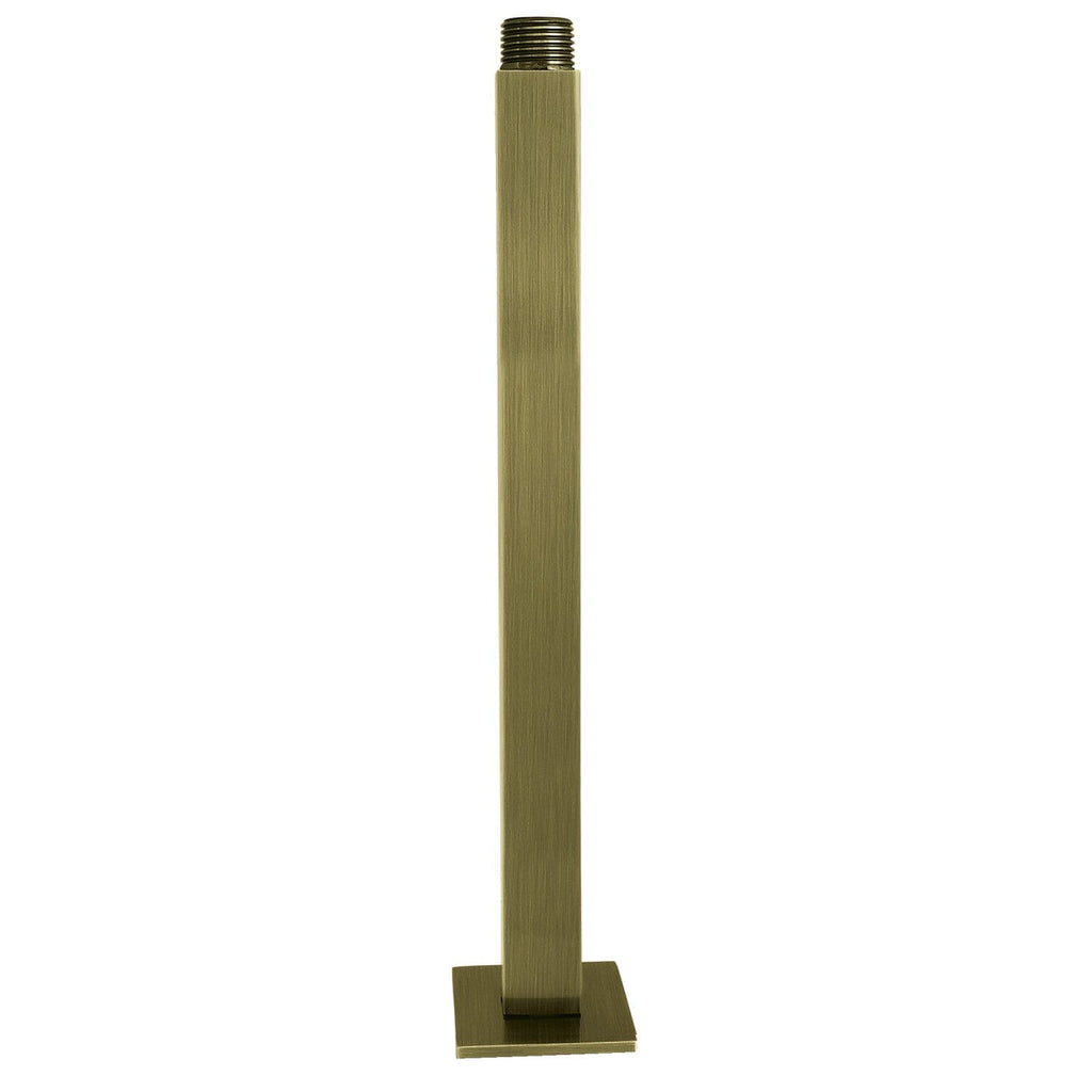 Claremont 10-Inch Rain Drop Ceiling Mount Shower Arm with Round Flange