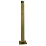 Claremont 10-Inch Rain Drop Ceiling Mount Shower Arm with Round Flange