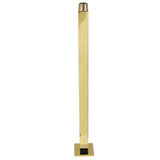 Claremont 12-Inch Rain Drop Ceiling Mount Shower Arm with Round Flange