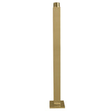 Claremont 12-Inch Rain Drop Ceiling Mount Shower Arm with Round Flange
