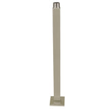 Claremont 12-Inch Rain Drop Ceiling Mount Shower Arm with Round Flange