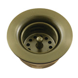 Tacoma Stainless Steel Bar Sink Basket Strainer with Brass Nut