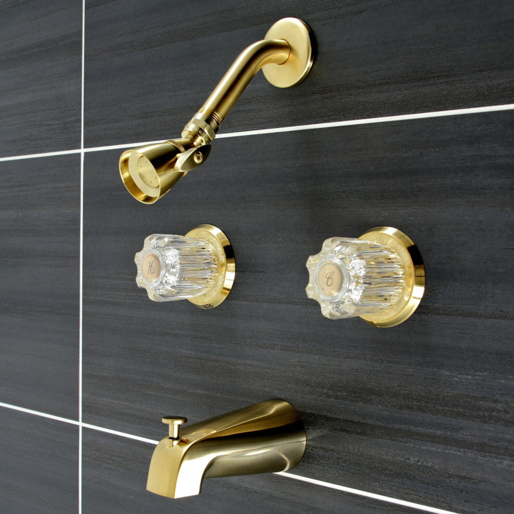 Americana Double-Handle Tub and Shower Faucet