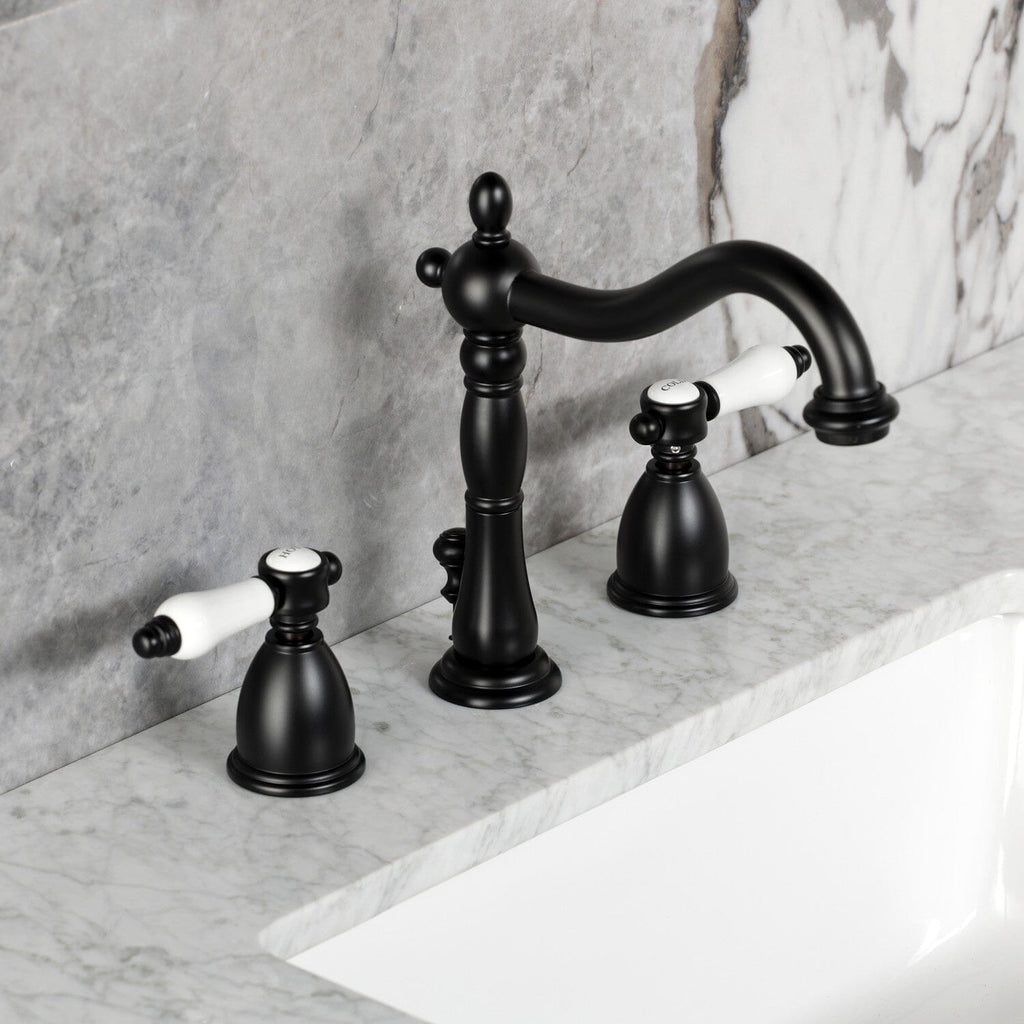 Bel-Air Widespread Bathroom Faucet with Brass Pop-Up