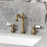 Bel-Air Widespread Bathroom Faucet with Brass Pop-Up