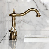 Bel-Air Widespread Bathroom Faucet with Brass Pop-Up