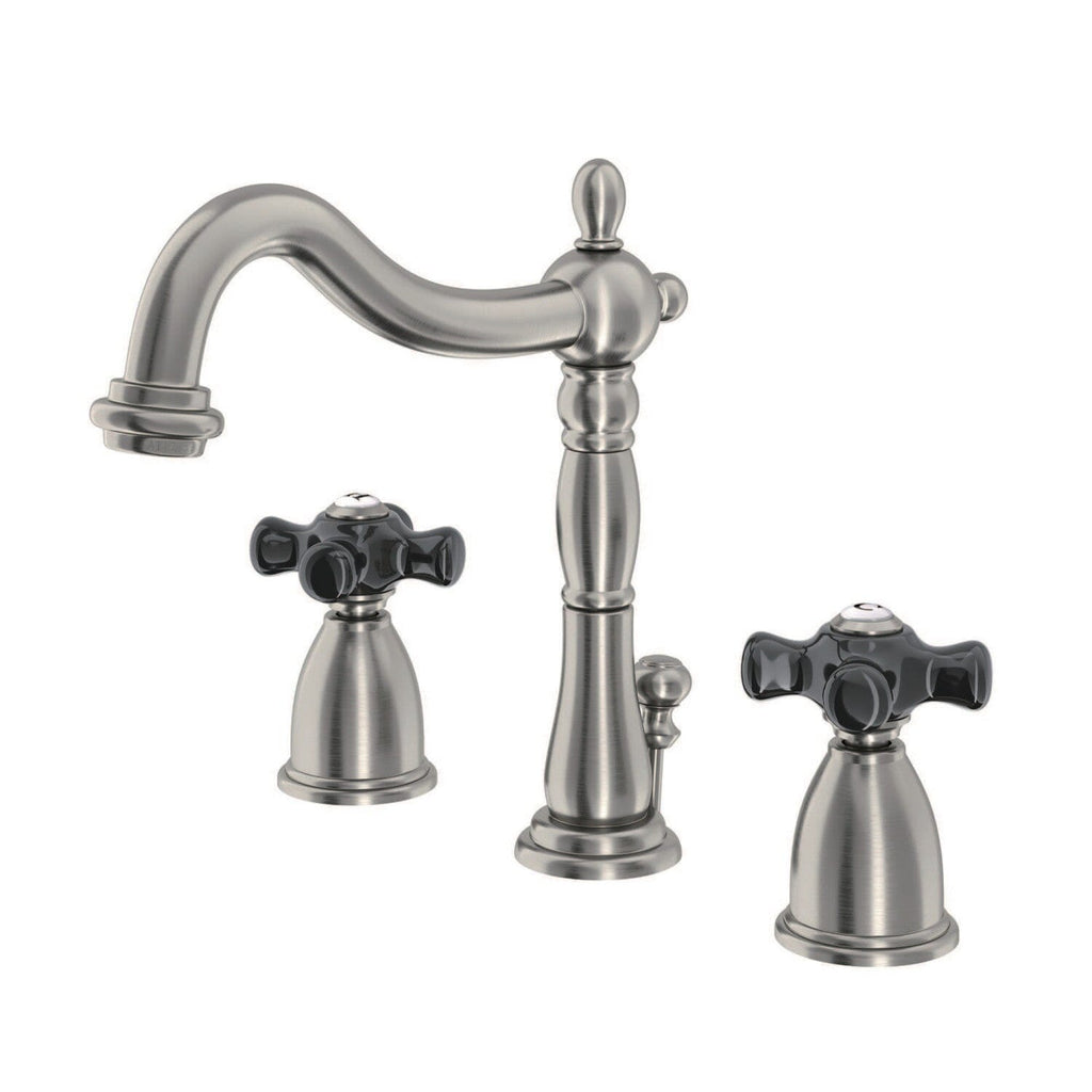 Duchess Two-Handle 3-Hole Deck Mount Widespread Bathroom Faucet with Pop-Up Drain