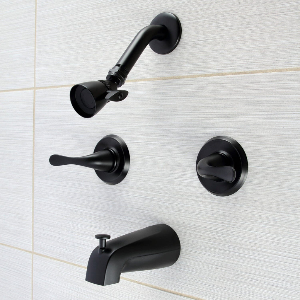Yosemite Triple-Handle Tub and Shower Faucet