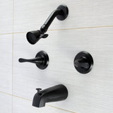 Yosemite Triple-Handle Tub and Shower Faucet