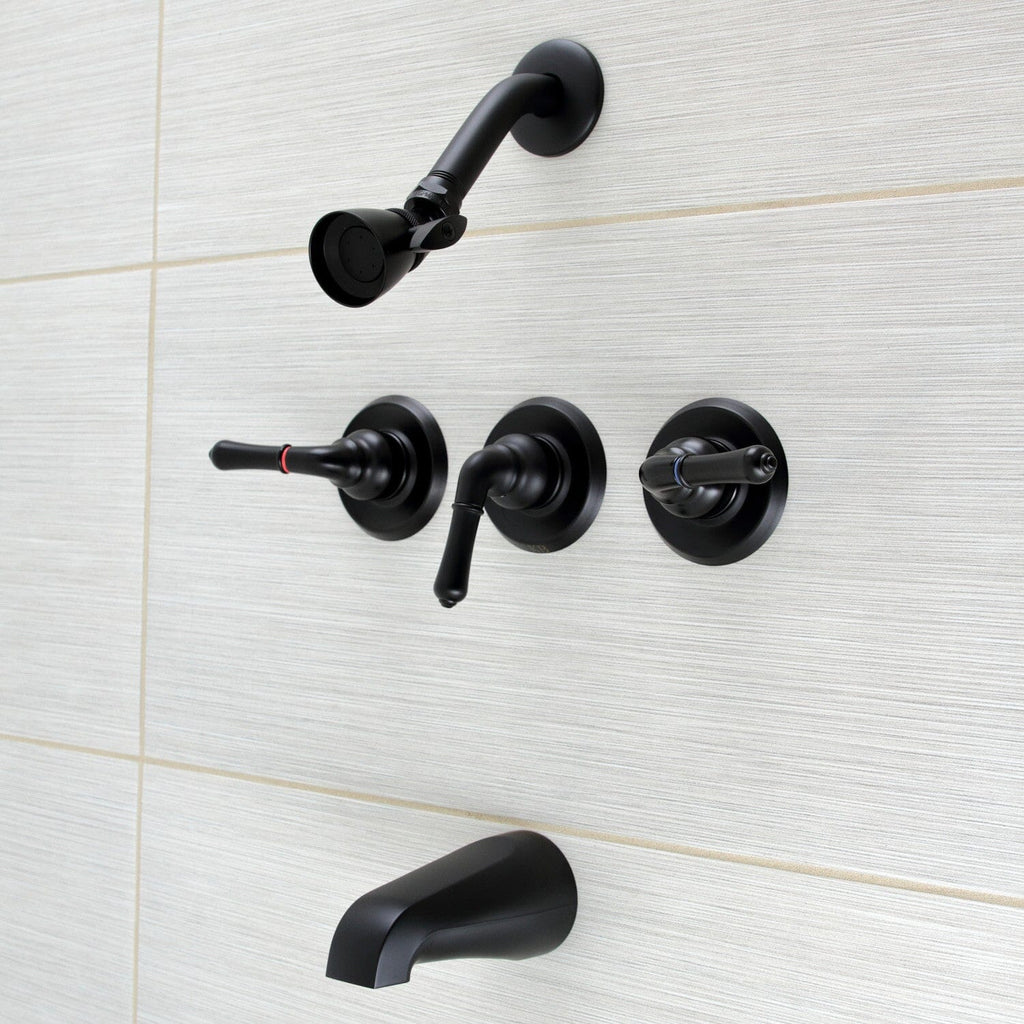 Magellan Triple-Handle Tub and Shower Faucet