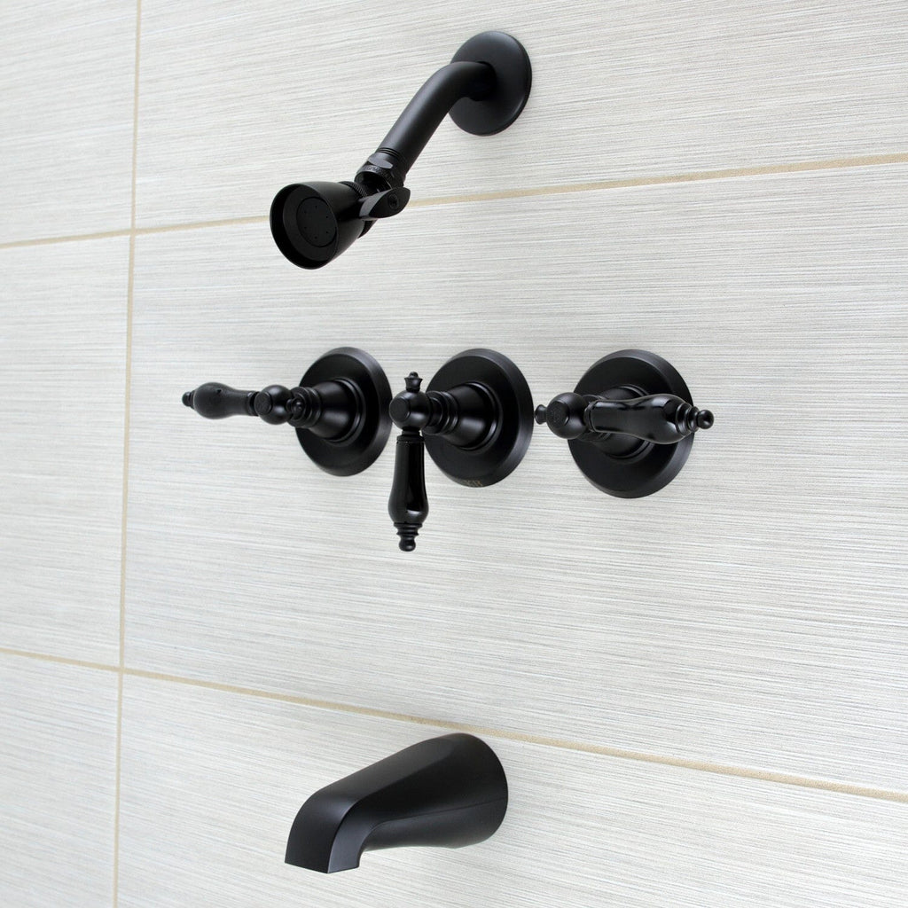 Duchess Triple-Handle Tub and Shower Faucet