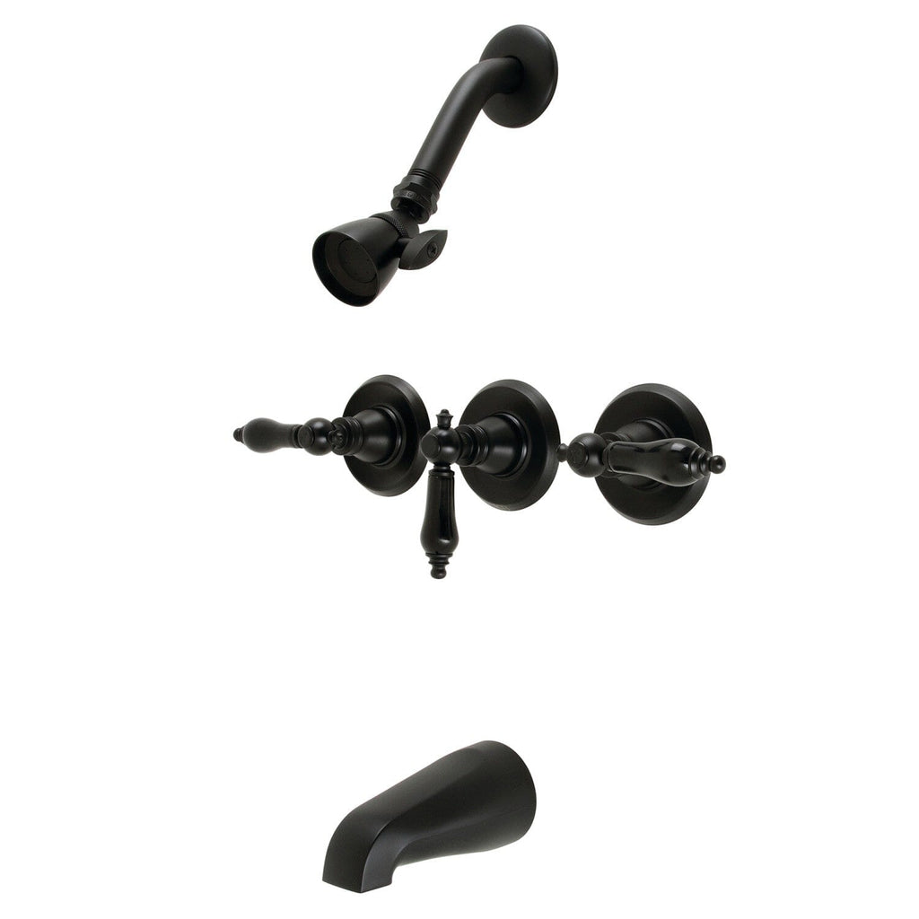 Duchess Triple-Handle Tub and Shower Faucet