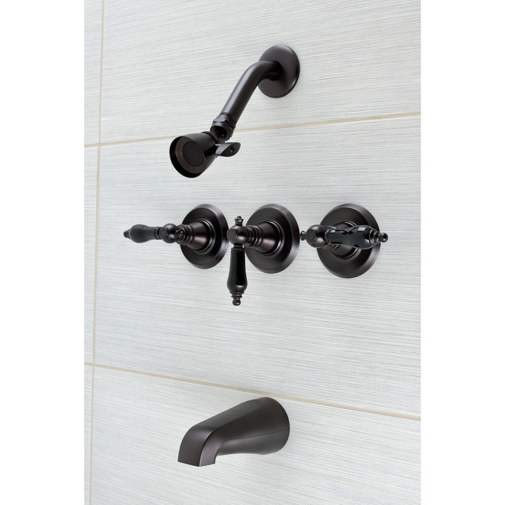 Duchess Triple-Handle Tub and Shower Faucet