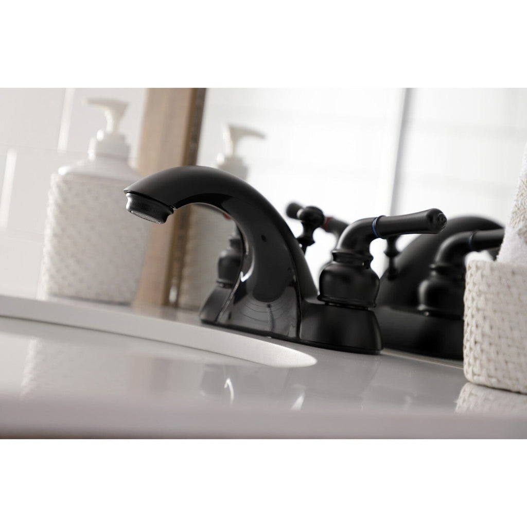 Naples Double-Handle 3-Hole Deck Mount 4-Inch Centerset Bathroom Faucet