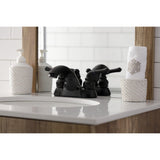 Naples Double-Handle 3-Hole Deck Mount 4-Inch Centerset Bathroom Faucet
