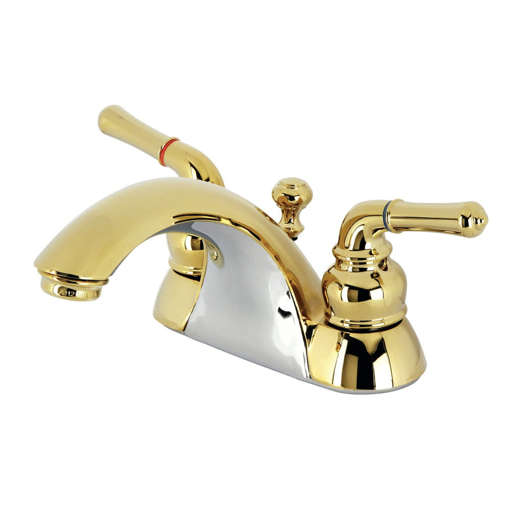 Naples Double-Handle 3-Hole Deck Mount 4-Inch Centerset Bathroom Faucet