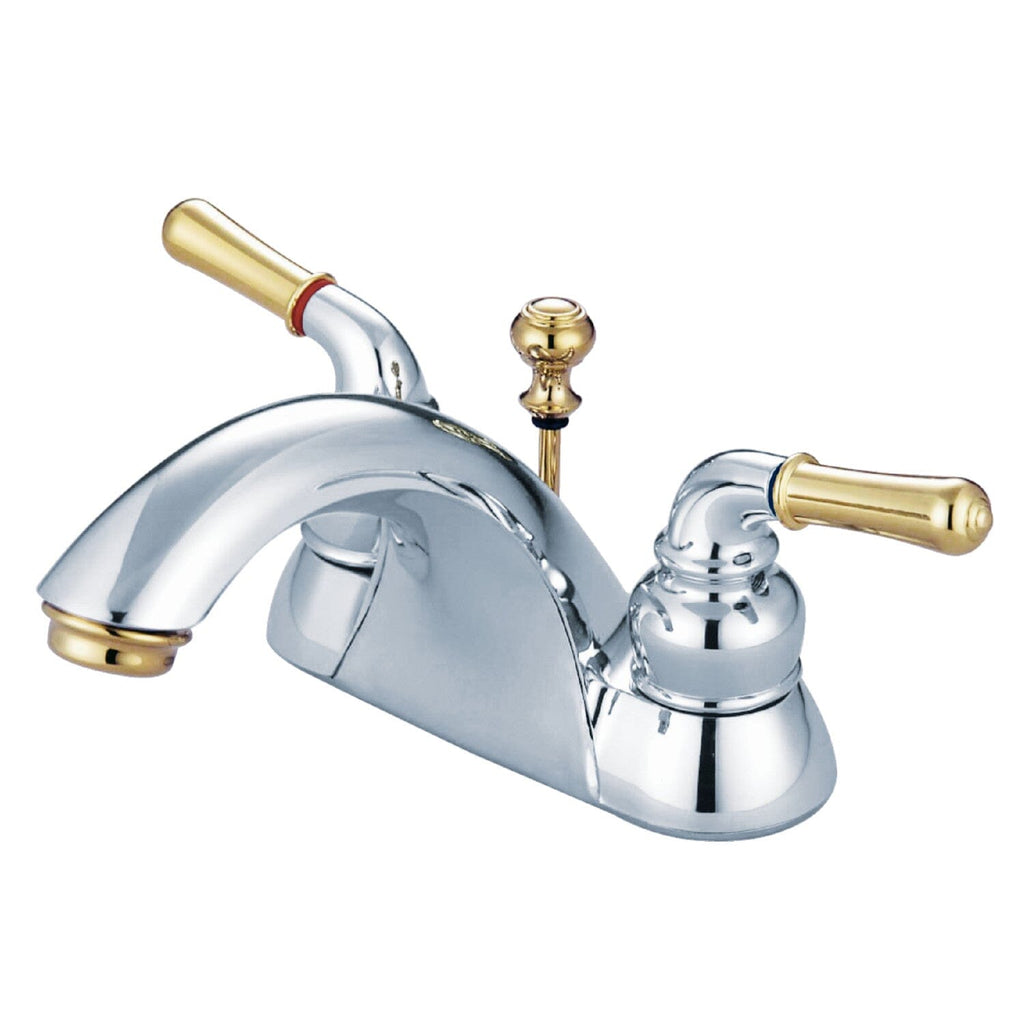 Naples Double-Handle 3-Hole Deck Mount 4-Inch Centerset Bathroom Faucet