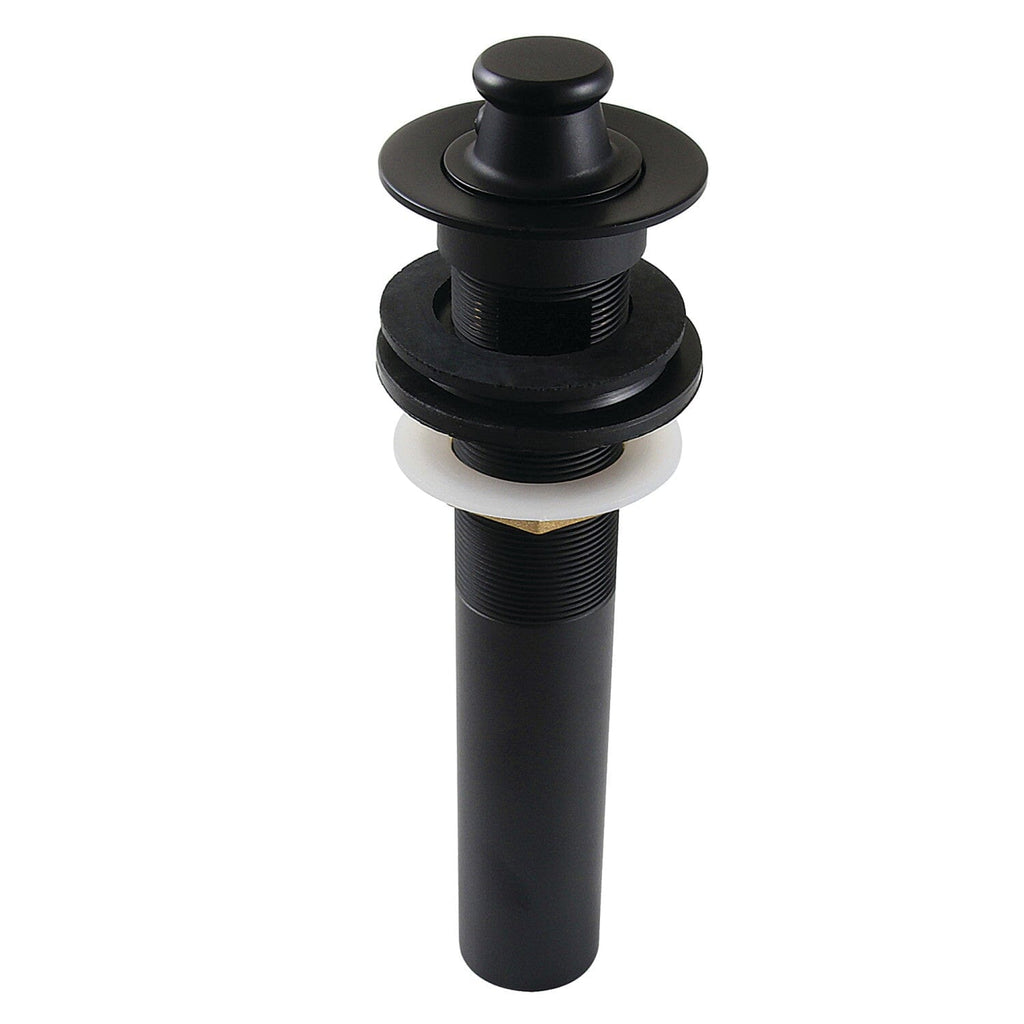 Fauceture Brass Lift and Turn Bathroom Sink Drain with Overflow, 17 Gauge