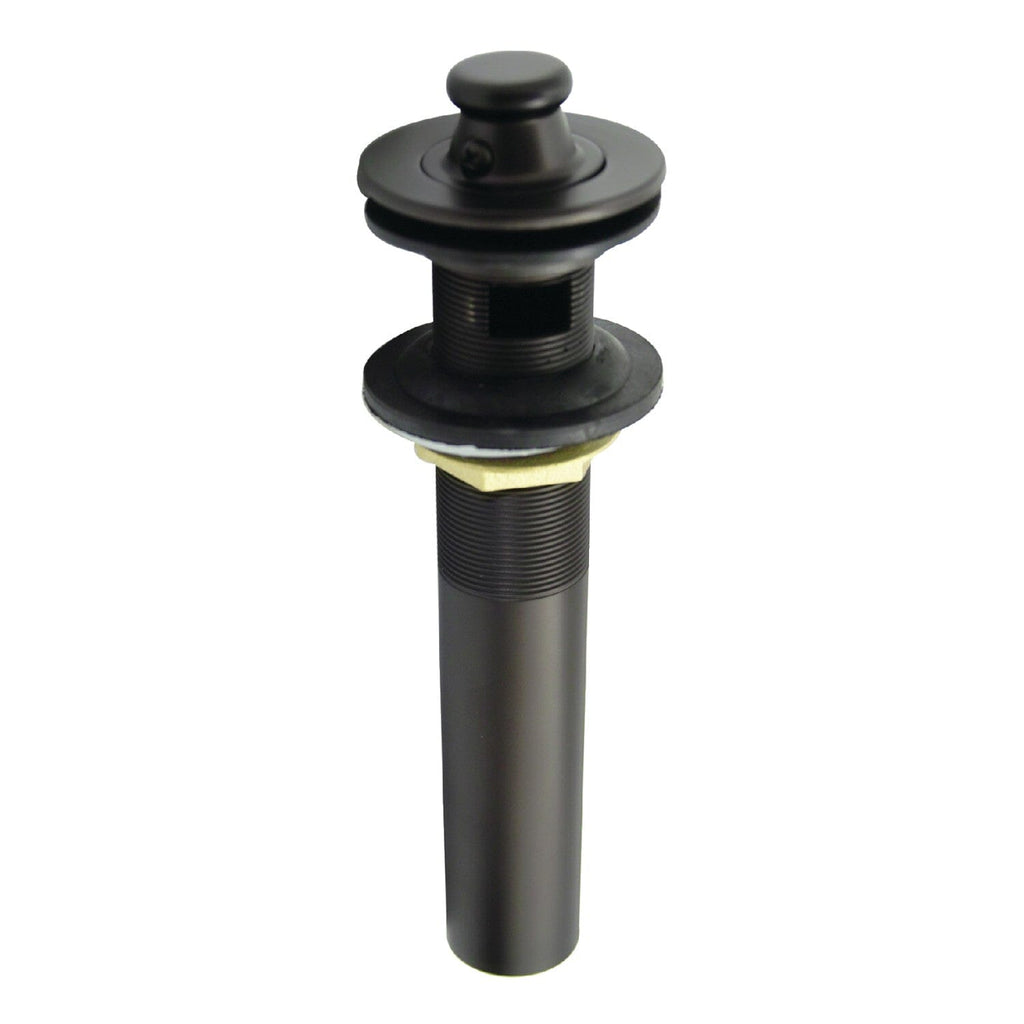 Fauceture Brass Lift and Turn Bathroom Sink Drain with Overflow, 17 Gauge