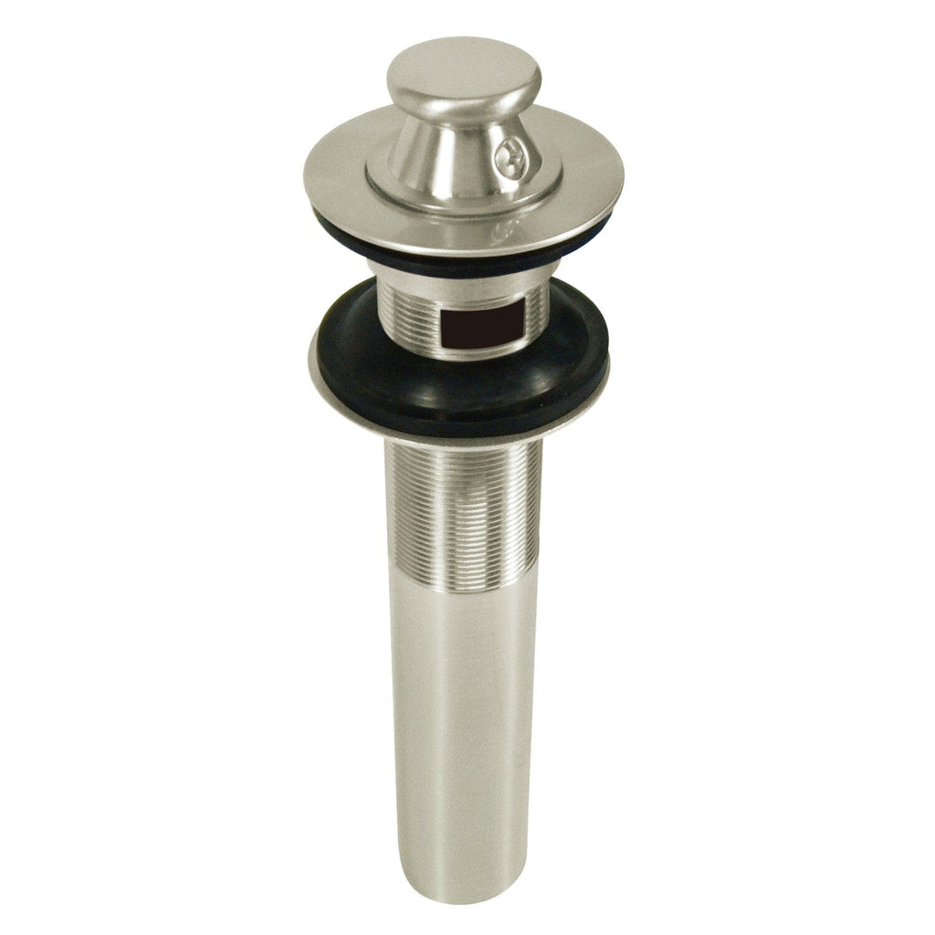Fauceture Brass Lift and Turn Bathroom Sink Drain with Overflow, 17 Gauge