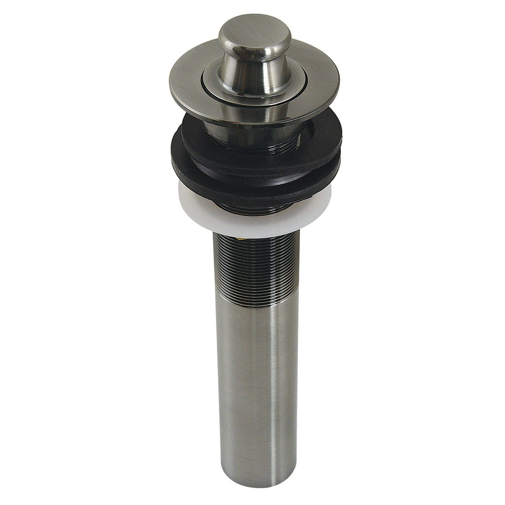Fauceture Brass Lift and Turn Bathroom Sink Drain with Overflow, 17 Gauge