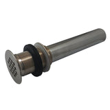 Trimscape Brass Grid Bathroom Sink Drain without Overflow, 17 Gauge