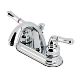 Naples Double-Handle 3-Hole Deck Mount 4-Inch Centerset Bathroom Faucet with Pop-Up Drain