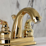 Naples Double-Handle 3-Hole Deck Mount 4-Inch Centerset Bathroom Faucet with Pop-Up Drain