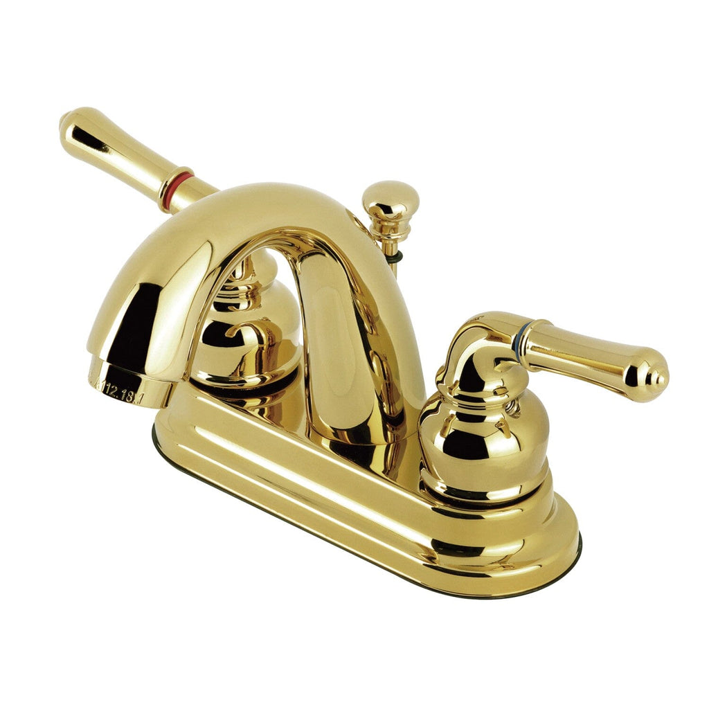 Naples Double-Handle 3-Hole Deck Mount 4-Inch Centerset Bathroom Faucet with Pop-Up Drain