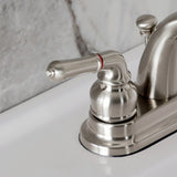 Naples Double-Handle 3-Hole Deck Mount 4-Inch Centerset Bathroom Faucet with Pop-Up Drain