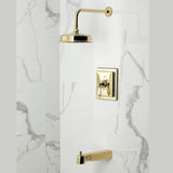 Demure Single-Handle Pressure Balanced Tub and Shower Faucet