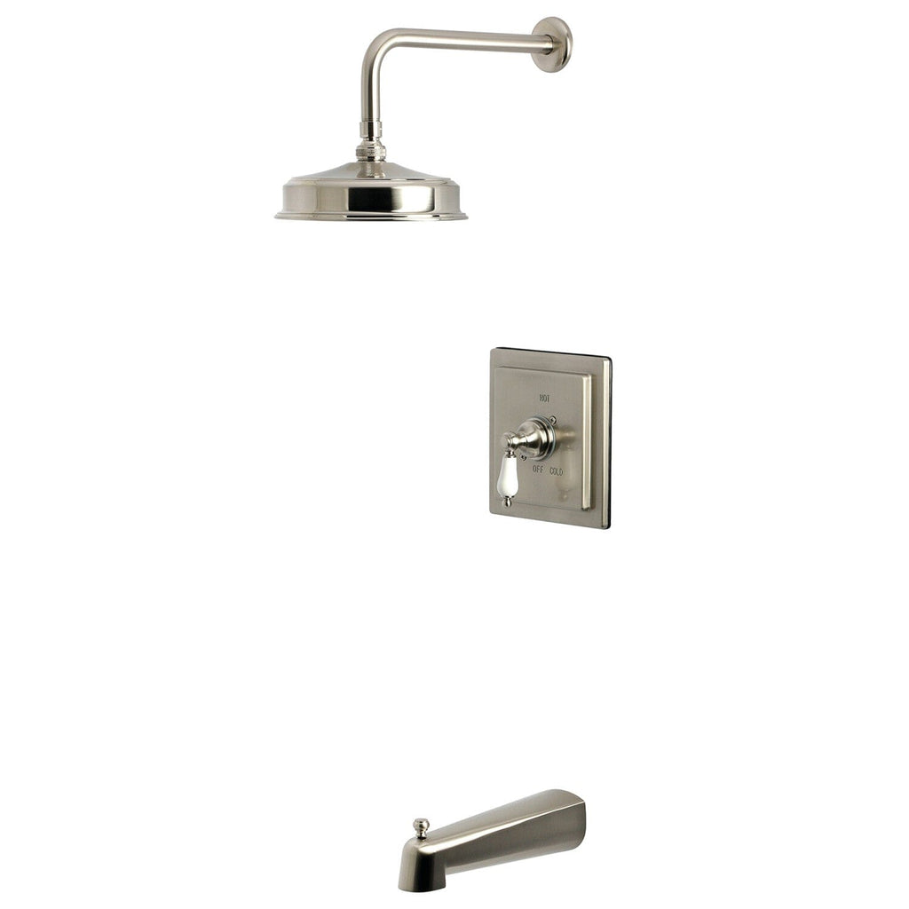 Demure Single-Handle Pressure Balanced Tub and Shower Faucet