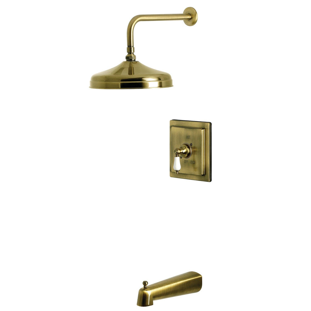 Demure Single-Handle Pressure Balanced Tub and Shower Faucet